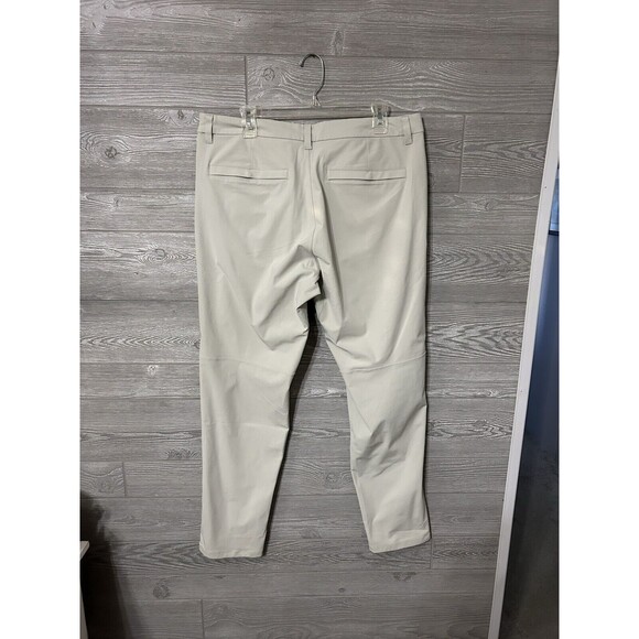 Lululemon Pants Men's Commission 36x31 ABC Slim Fit 5 Pocket Stretch Silverstone - Picture 3 of 8